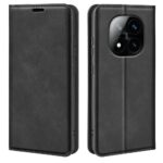 Tel1 Xiaomi Redmi Note 14 Pro 5G / 14 Pro Plus 5G / Poco X7 5G Retro-skin Magnetic Suction Θήκη Βιβλίο - Black