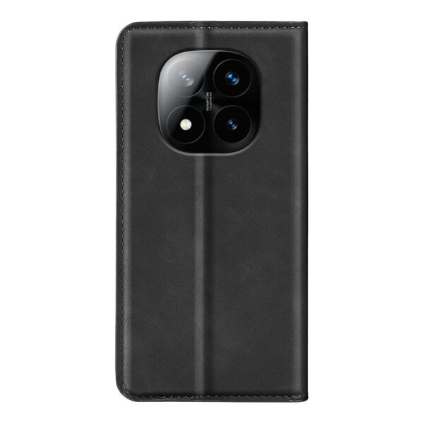 Tel1 Xiaomi Redmi Note 14 Pro 5G / 14 Pro Plus 5G / Poco X7 5G Retro-skin Magnetic Suction Θήκη Βιβλίο - Black