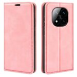 Tel1 Xiaomi Redmi Note 14 Pro 5G / 14 Pro Plus 5G / Poco X7 5G Retro-skin Magnetic Suction Θήκη Βιβλίο - Pink