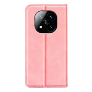 Tel1 Xiaomi Redmi Note 14 Pro 5G / 14 Pro Plus 5G / Poco X7 5G Retro-skin Magnetic Suction Θήκη Βιβλίο - Pink
