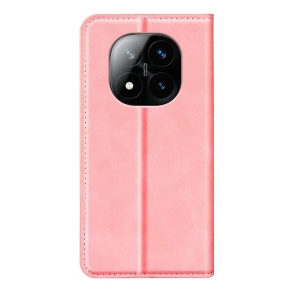 Tel1 Xiaomi Redmi Note 14 Pro 5G / 14 Pro Plus 5G / Poco X7 5G Retro-skin Magnetic Suction Θήκη Βιβλίο - Pink