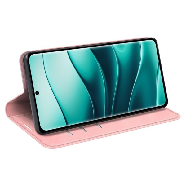 Tel1 Xiaomi Redmi Note 14 Pro 5G / 14 Pro Plus 5G / Poco X7 5G Retro-skin Magnetic Suction Θήκη Βιβλίο - Pink