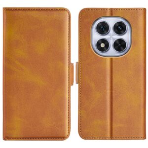 Tel1 Xiaomi Redmi Note 14 Pro 5G, 14 Pro Plus 5G, Poco X7 5G Magnetic Buckle Horizontal Flip Θήκη Βιβλίο - Brown