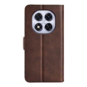 Tel1 Xiaomi Redmi Note 14 Pro 5G / 14 Pro Plus 5G / Poco X7 5G Dual-side Magnetic Buckle Θήκη Βιβλίο - Brown