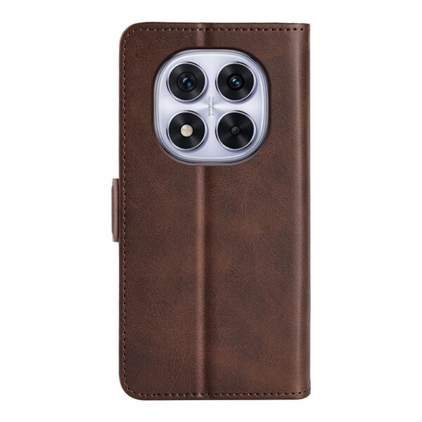Tel1 Xiaomi Redmi Note 14 Pro 5G / 14 Pro Plus 5G / Poco X7 5G Dual-side Magnetic Buckle Θήκη Βιβλίο - Brown