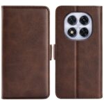 Tel1 Xiaomi Redmi Note 14 Pro 5G / 14 Pro Plus 5G / Poco X7 5G Dual-side Magnetic Buckle Θήκη Βιβλίο - Brown
