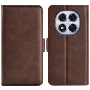 Tel1 Xiaomi Redmi Note 14 Pro 5G / 14 Pro Plus 5G / Poco X7 5G Dual-side Magnetic Buckle Θήκη Βιβλίο - Brown