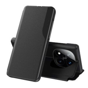 Tel1 Xiaomi Redmi Note 14 Pro 5G/4G, 14 Pro Plus 5G, Poco X7 5G Attraction Flip Holder Θήκη Βιβλίο - Black
