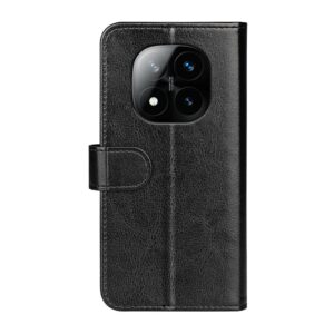 Tel1 Xiaomi Redmi Note 14 Pro 5G/4G, 14 Pro Plus 5G, Poco X7 5G R64 Texture Horizontal Θήκη Βιβλίο - Black