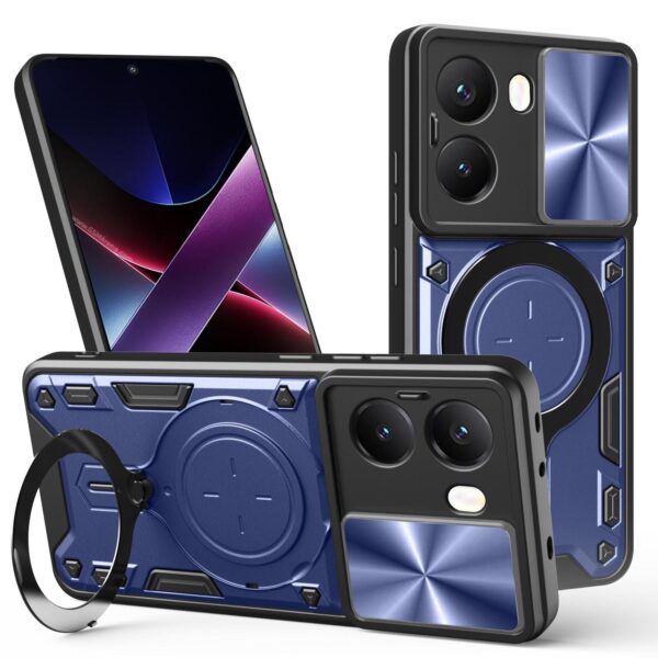 Forcell Xiaomi Poco X7 Pro 5G Sliding Camshield Θήκη Σκληρή - Blue