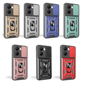 Forcell Xiaomi Poco X7 Pro 5G Sliding Camshield Θήκη Σκληρή - Red