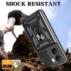 Forcell Xiaomi Poco X7 Pro 5G Sliding Camshield Θήκη Σκληρή - Red