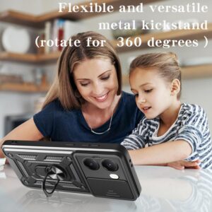 Forcell Xiaomi Poco X7 Pro 5G Sliding Camshield Θήκη Σκληρή - Red