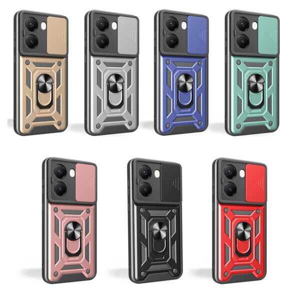 Forcell Xiaomi Poco X7 Pro 5G Sliding Camshield Θήκη Σκληρή - Blue