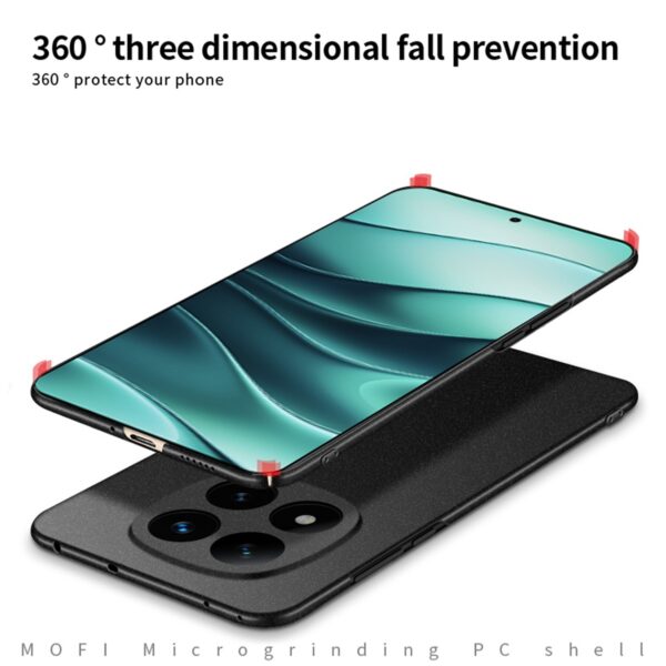 MOFI Xiaomi Redmi Note 14 Pro 5G Fandun Series Frosted Ultra-thin Θήκη Σκληρή - Grey