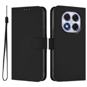 Tel1 Xiaomi Redmi Note 14 Pro 5G / 14 Pro Plus 5G / Poco X7 5G Skin Feel Solid Θήκη Βιβλίο - Black