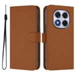 Tel1 Xiaomi Redmi Note 14 Pro 5G / 14 Pro Plus 5G / Poco X7 5G Skin Feel Solid Θήκη Βιβλίο - Brown