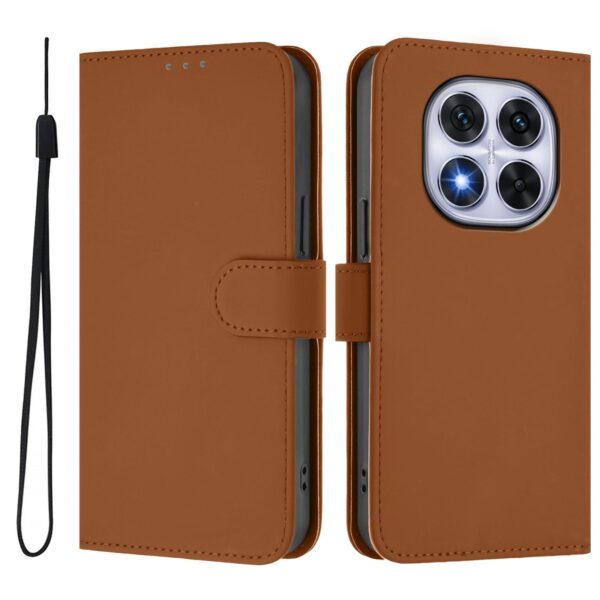 Tel1 Xiaomi Redmi Note 14 Pro 5G / 14 Pro Plus 5G / Poco X7 5G Skin Feel Solid Θήκη Βιβλίο - Brown Tel1 Xiaomi Redmi Note 14 Pro 5G / 14 Pro Plus 5G / Poco X7 5G Skin Feel Solid Θήκη Βιβλίο - Brown