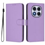 Tel1 Xiaomi Redmi Note 14 Pro 5G / 14 Pro Plus 5G / Poco X7 5G Skin Feel Solid Θήκη Βιβλίο - Purple