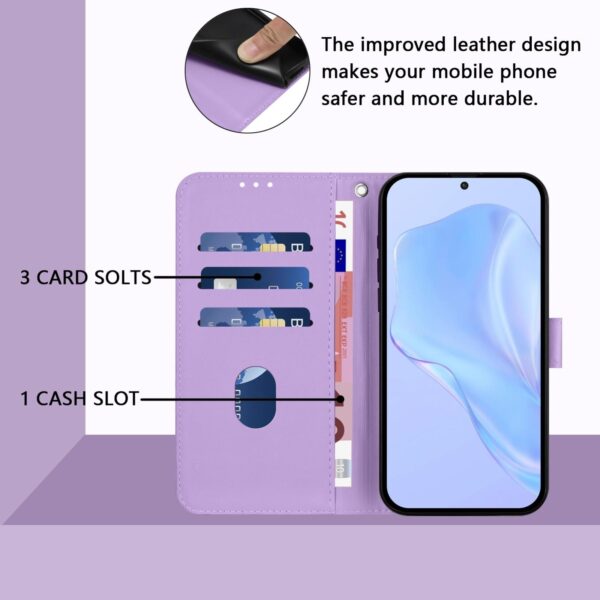 Tel1 Xiaomi Redmi Note 14 Pro 5G / 14 Pro Plus 5G / Poco X7 5G Skin Feel Solid Θήκη Βιβλίο - Purple