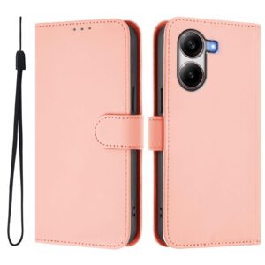 Tel1 Xiaomi Poco X7 Pro 5G Skin Feel Solid Θήκη Βιβλίο - Pink