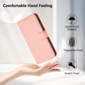 Tel1 Xiaomi Poco X7 Pro 5G Skin Feel Solid Θήκη Βιβλίο - Pink