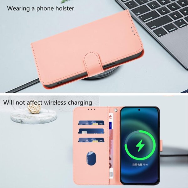 Tel1 Xiaomi Poco X7 Pro 5G Skin Feel Solid Θήκη Βιβλίο - Pink