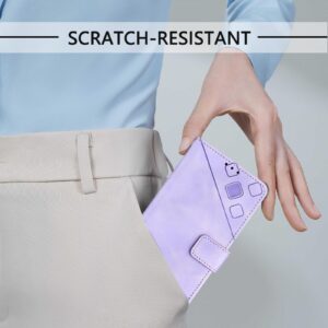 Tel1 Xiaomi Poco X7 Pro 5G Skin Feel Embossed Θήκη Βιβλίο - Light Purple