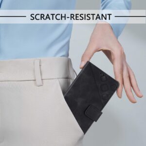 Tel1 Xiaomi Redmi Note 14 Pro 5G / 14 Pro Plus 5G / Poco X7 5G Skin Feel Embossed Θήκη Βιβλίο - Black