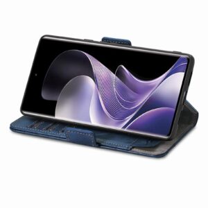 Tel1 Xiaomi Redmi Note 14 Pro 4G / 14 Pro Plus 5G / Poco X7 5G Dual Magnetic Buckle Θήκη Βιβλίο - Blue