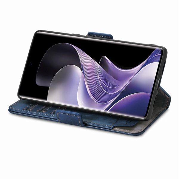 Tel1 Xiaomi Redmi Note 14 Pro 4G / 14 Pro Plus 5G / Poco X7 5G Dual Magnetic Buckle Θήκη Βιβλίο - Blue