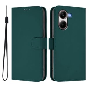 Tel1 Xiaomi Poco X7 Pro 5G Skin Feel Solid Θήκη Βιβλίο - Green