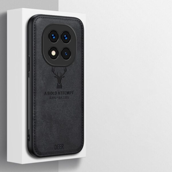 Forcell Xiaomi Redmi Note 14 Pro Plus 5G Cloth Skin All-inclusive Θήκη Σιλικόνης - Grey