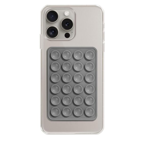 Techsuit Βάση Κινητού - Βεντούζα για Selfies Phone Holder (SM PAD) Gray