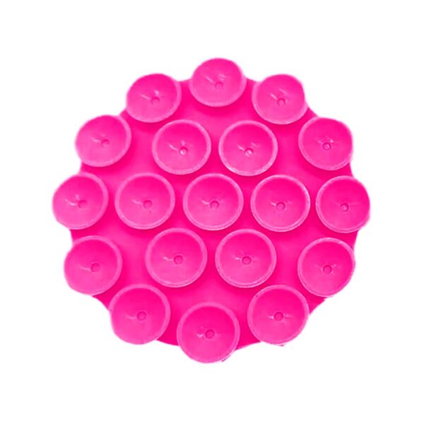 Techsuit Βάση Κινητού - Βεντούζα για Selfies Phone Holder (SM PAD) Round ShapeLight Pink