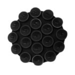 Techsuit Βάση Κινητού - Βεντούζα για Selfies Phone Holder (SM PAD) Round Shape Black