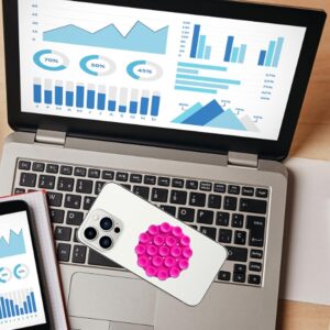 Techsuit Βάση Κινητού - Βεντούζα για Selfies Phone Holder (SM PAD) Round Shape Black