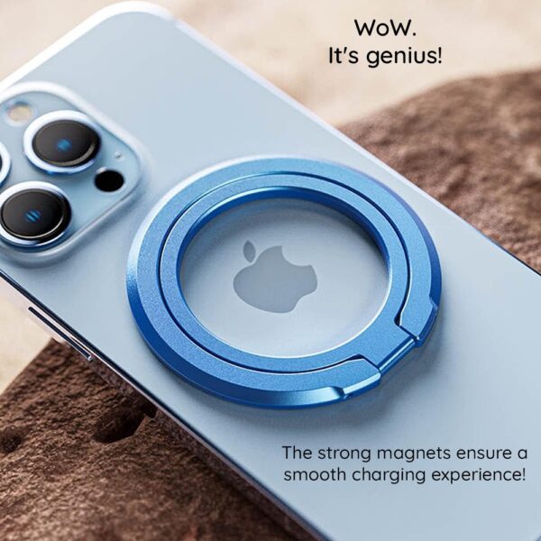 Techsuit Magsafe Phone Ring Mpr3 Round Shape Aluminium Alloy 3m Black