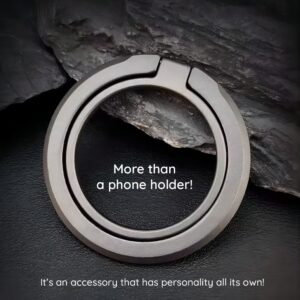 Techsuit Magsafe Phone Ring Mpr3 Round Shape Aluminium Alloy 3m Purple