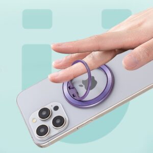 Techsuit - MagSafe Phone Ring (MPR2) - Round Shape, Aluminium Alloy - Gold