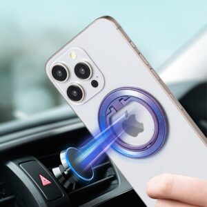 Techsuit - MagSafe Phone Ring (MPR2) - Round Shape, Aluminium Alloy - Green