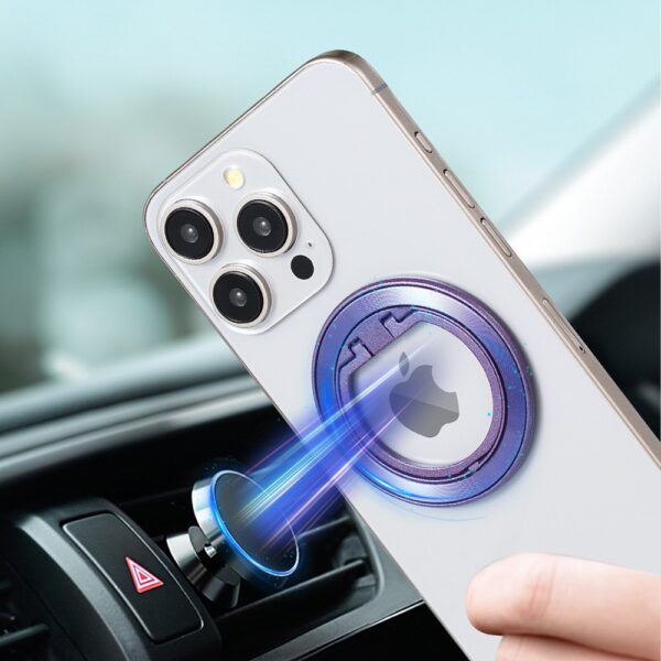 Techsuit - MagSafe Phone Ring (MPR2) - Round Shape, Aluminium Alloy - Green