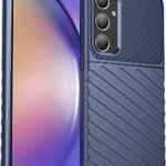 Forcell Samsung Galaxy A56 5G Thunderbolt Shockproof Θήκη Σιλικόνης - Blue