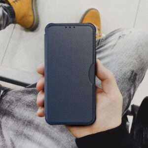 Tel1 Samsung Galaxy A36 5G Razor Carbon Θήκη Βιβλίο - Blue