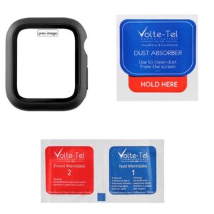 Apple Watch Series 45mm Προστασία Οθόνης Volte - Tel 0.30mm 9H Surface Hardness 3D Full Screen Tempered Glass