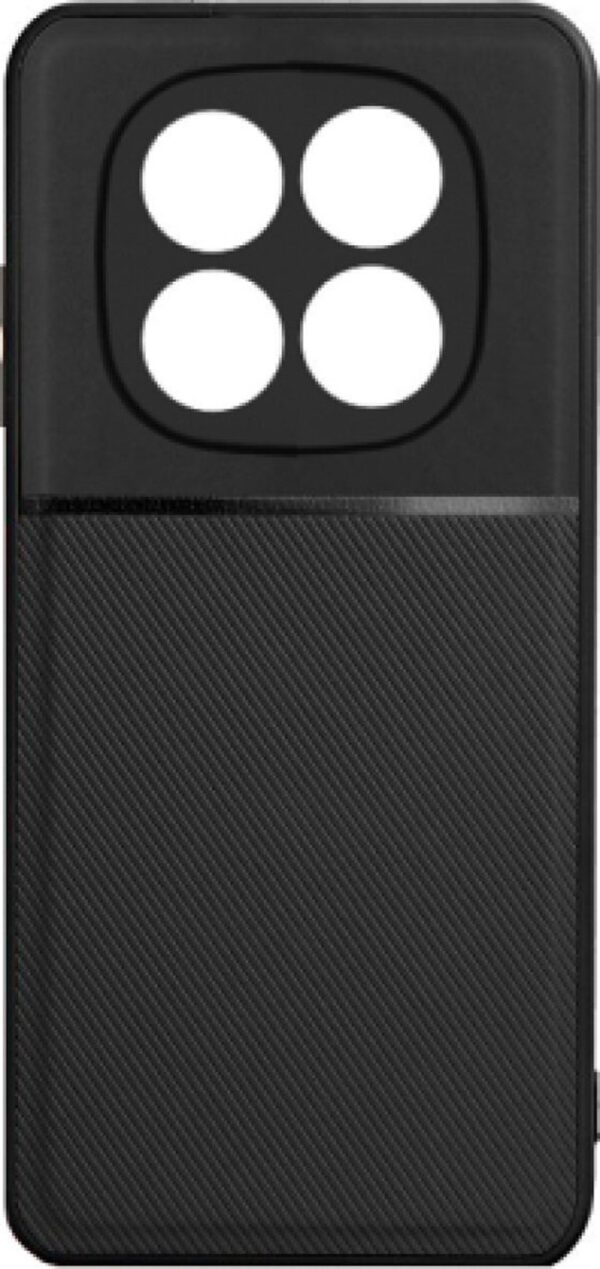 Forcell Xiaomi Redmi Note 14 Pro 5G Noble Θήκη Σιλικόνης - Black