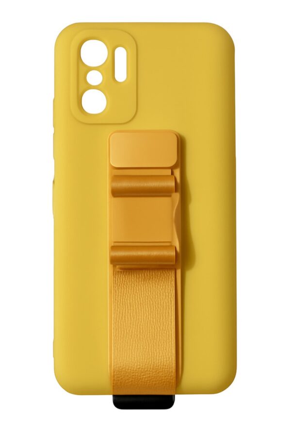 Forcell Xiaomi Redmi Note 10 4G / Note 10S / Poco M5s Rope Θήκη Σιλικόνης - Yellow