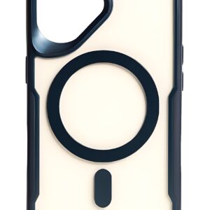 Forcell iPhone 16 MagSafe Ergofit Σκληρή Θήκη Διάφανη - Blue