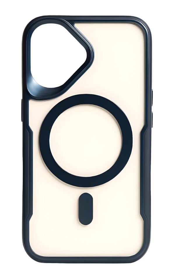 Forcell iPhone 16 MagSafe Ergofit Σκληρή Θήκη Διάφανη - Blue