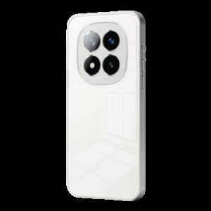 Forcell Xiaomi Redmi Note 14 Pro Plus 5G Plating Fine Hole Θήκη με Πλαίσιο Σιλικόνης Διάφανη - Silver